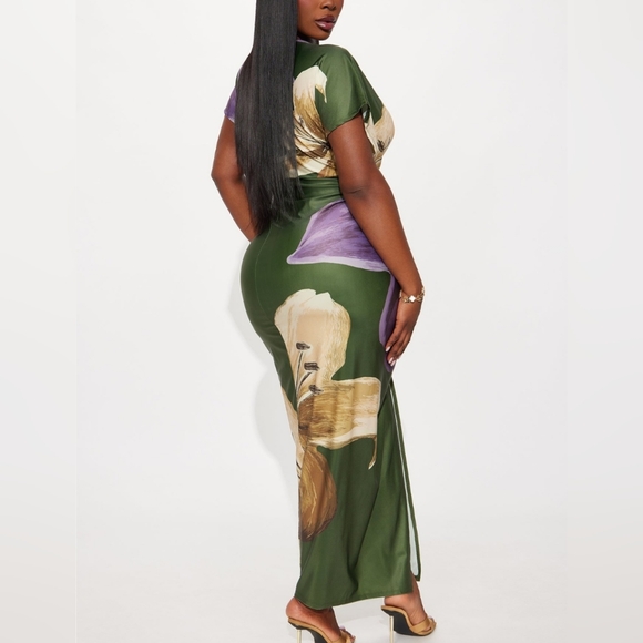 Fashion Nova Kamryn Short Sleeve Maxi Dress - Picture 3 of 4